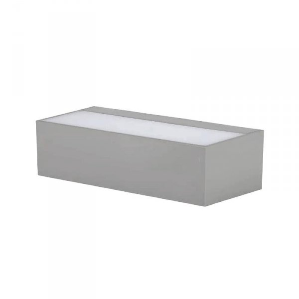 Oprawa Ścienna V-TAC 9W LED Góra Dół Szary IP65 VT-8056 3000K 400lm