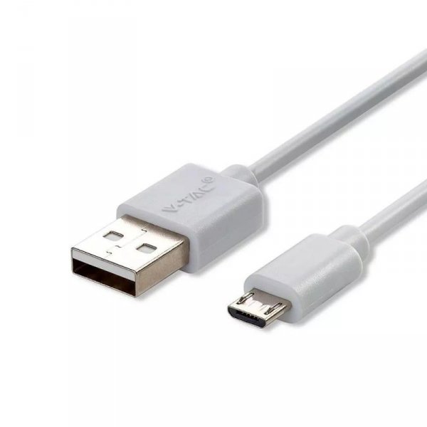 Przewód Micro USB V-TAC 1M Biały Seria Pearl VT-5301 2 Lata Gwarancji
