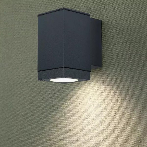 Kinkiet ogrodowy V-TAC W dół GU10 grafit mat VT-841 3 lata gwarancji
