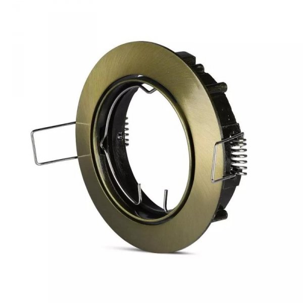 Oczko V-TAC GU10 Okrągłe Ruchome Złoty VT-779-G 3 Lata Gwarancji