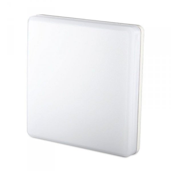 Plafon natynkowy kwadrat V-TAC 25W LED SAMSUNG CHIP IP44 100Lm/W VT-8066SQ 3000K 2500lm 3 lata gwarancji