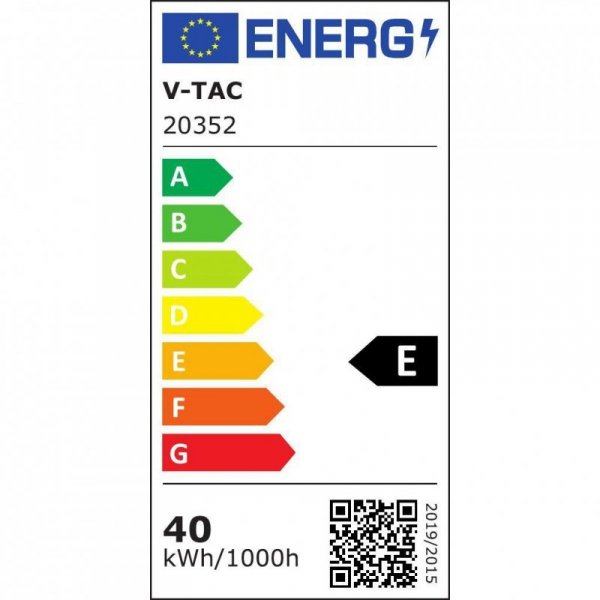 Oprawa V-TAC 40W LED belka liniowa natynkowa SAMSUNG CHIP 120cm 120Lm/W VT-8-40 6400K 4800lm 5 lat gwarancji