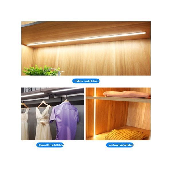 Profil LP-B wpuszczany biały 2m kpl. klosz zaślepki 