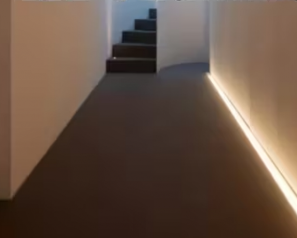 Profil LP-FLOOR30IN ANODOWANY WPUSZCZANY 2m kpl. klosz zaślepki uchwyty 