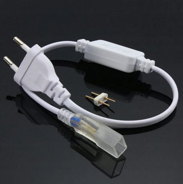 NEON LED 230V 8X16 PCV 1M LEMON YELLOW IP67