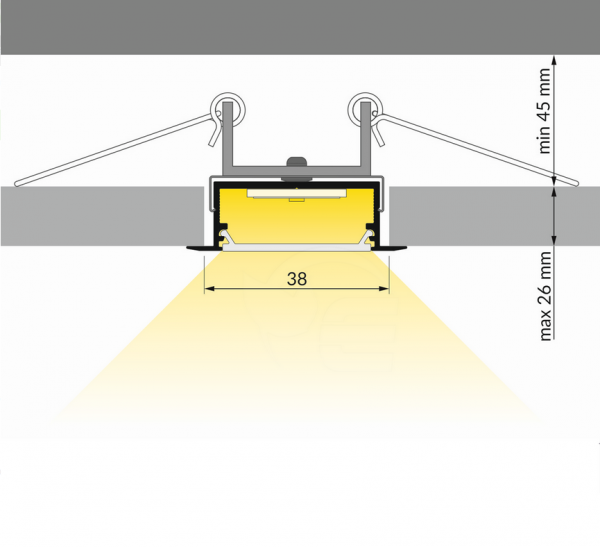 Profil aluminiowy LED VARIO30-06 1m.