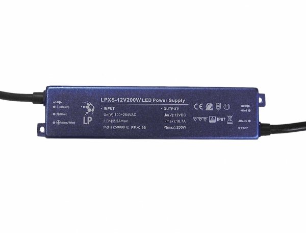Zasilacz hermetyczny extra-slim LPXS 12V 200W