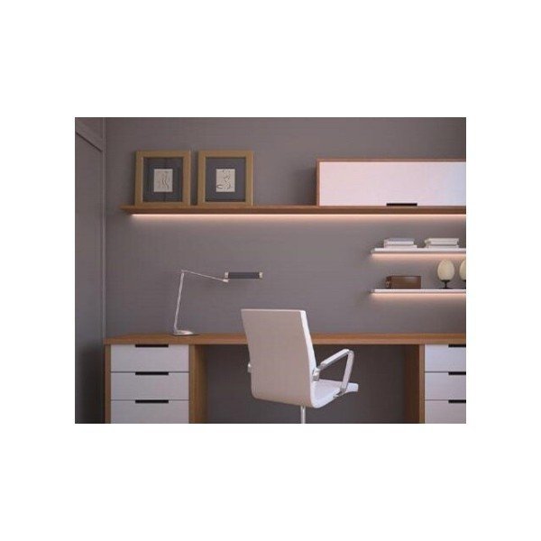 Profil LP-A  prosty czarny 1m kpl. klosz zaślepki uchwyty 