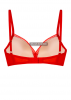 Biustonosz Push-up czerwony Desire Nipplex 