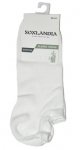 Stopki Soxolandia Unisex bambusowe białe 