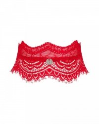 Czerwony choker Bergamore Obsessive