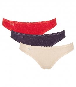 3x Majtki damskie Sloggi 24/7 Weekend Tanga