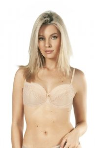 Biustonosz push-up Casilda II Nipplex beżowy