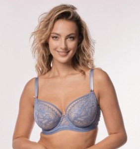 Biustonosz Nipplex Josefina Soft niebieski 