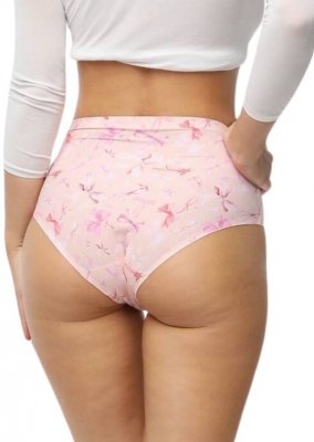 Majtki z wysokim stanem Julimex Simple Maxi Sweet Bow