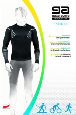 Koszulka męska termoaktywna T-Shirt Thermoactive Mount GATTA