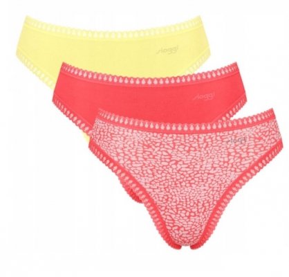 3x Majtki figi  Sloggi Go Crush High Leg C3P V015 