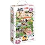 Puzzle obserwacyjne. Stadnina koni 5+ (84 elementy)
