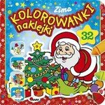 Kolorowanki naklejanki. Zima