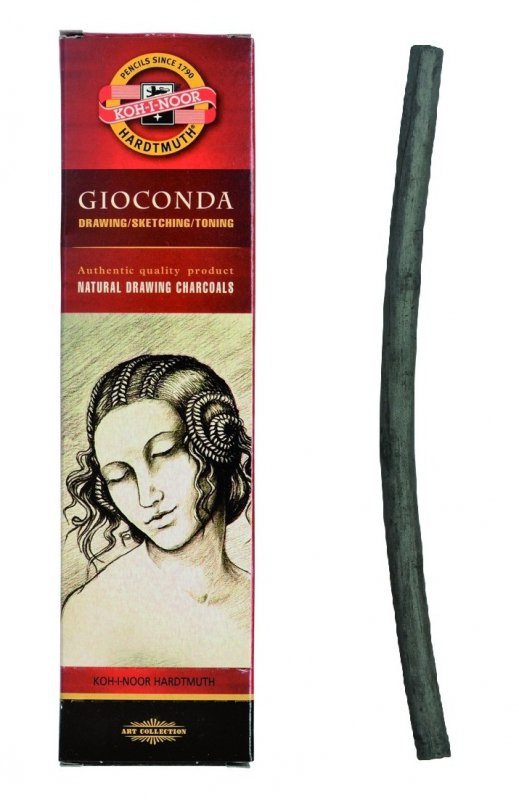 Węgiel naturalny kreślarski 8622  Koh-i-Noor 6 sztuk