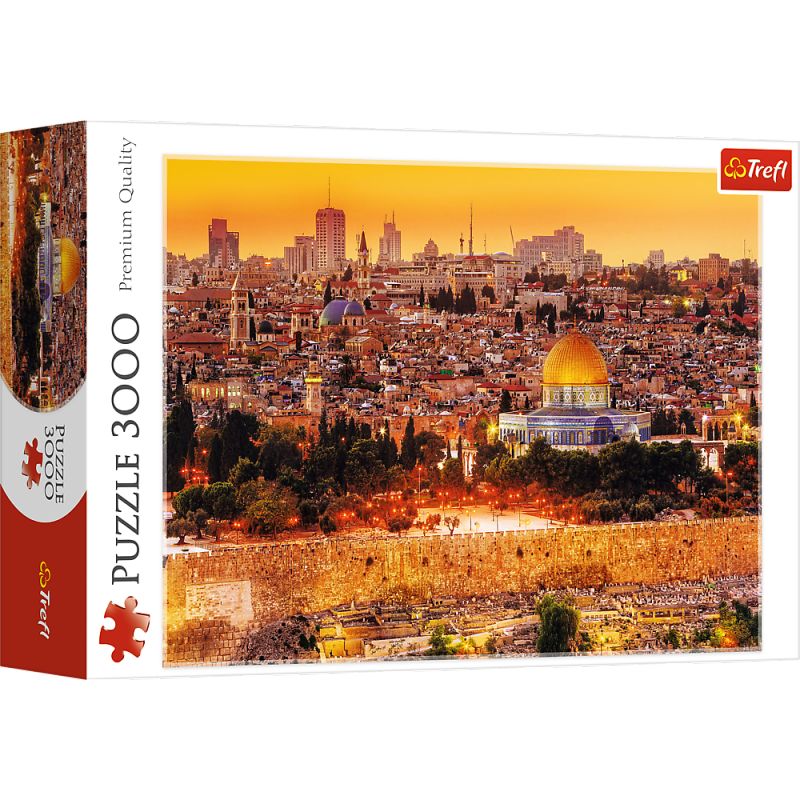Puzzle 3000 Dachy Jerozolimy 33032