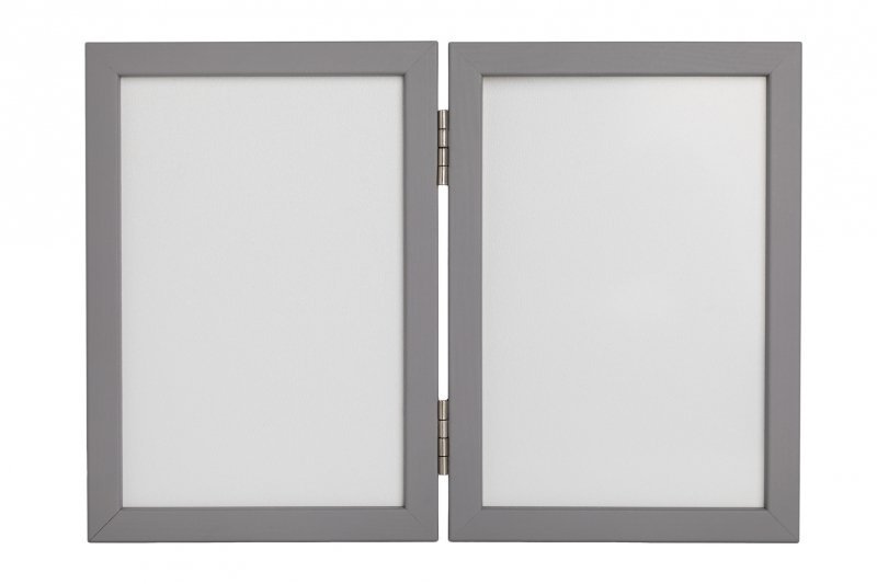 Ramka podwójna z glinką Tiny Memories szara