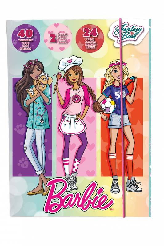 Szkicownik Barbie kariera 2 szablony