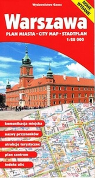 Warszawa. Plan miasta 28T