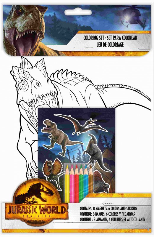 Zestaw do kolorowania Jurassic World JP00011