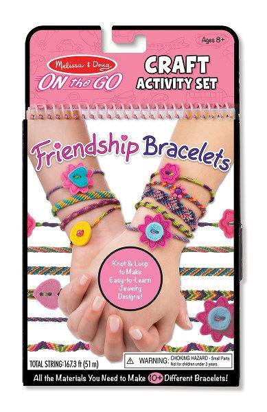 Bransoletki przyjaźni Melissa&Doug On-the-Go Crafts Friendship Bracelets
