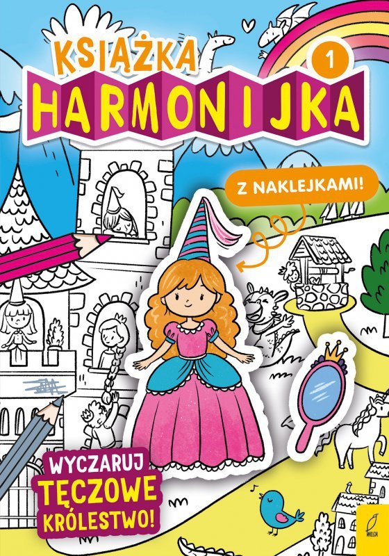 Wyczaruj tęczowe królestwo. Książka harmonijka