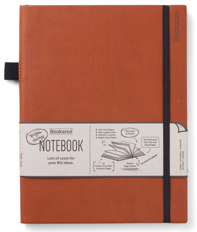 Notatnik Bookaroo Journal duży brązowy