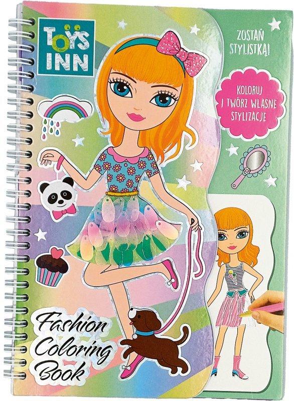 Zestaw Fashion Coloring Book