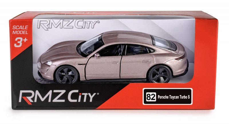 RMZ City Porsche Taycan Turbo S 2020 różowy w skali 1:40