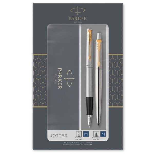 Zestaw Duo Parker Jotter Stal GT niebieski 2093257