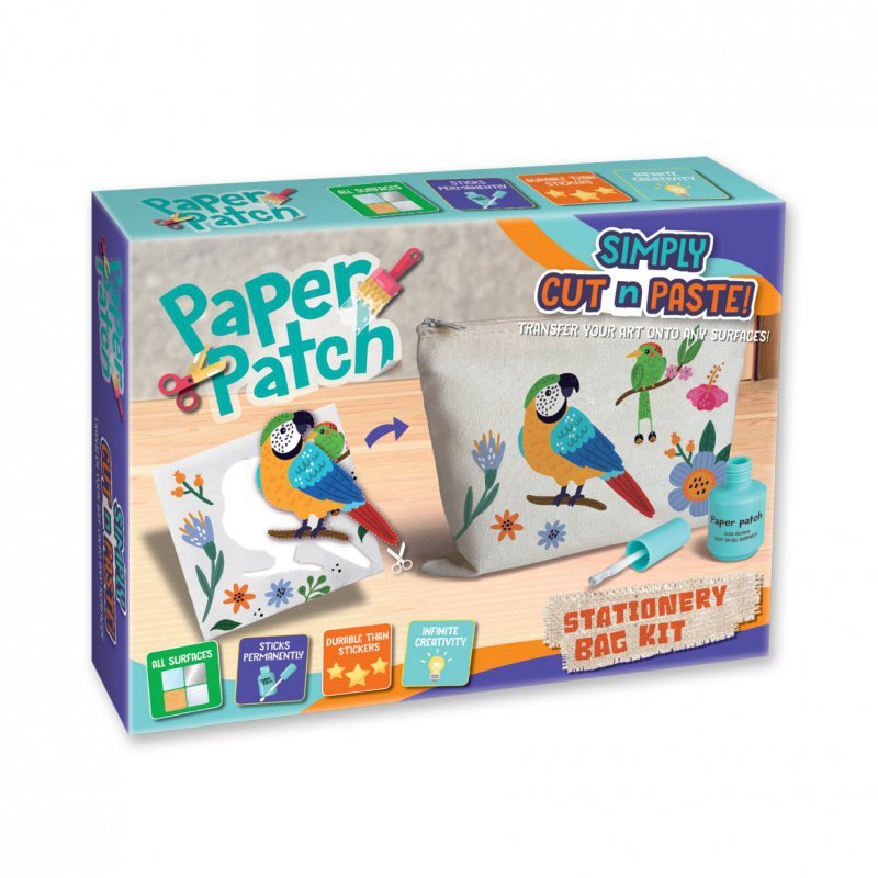 Zestaw kreatywny do Decoupage Saszetka z papugą