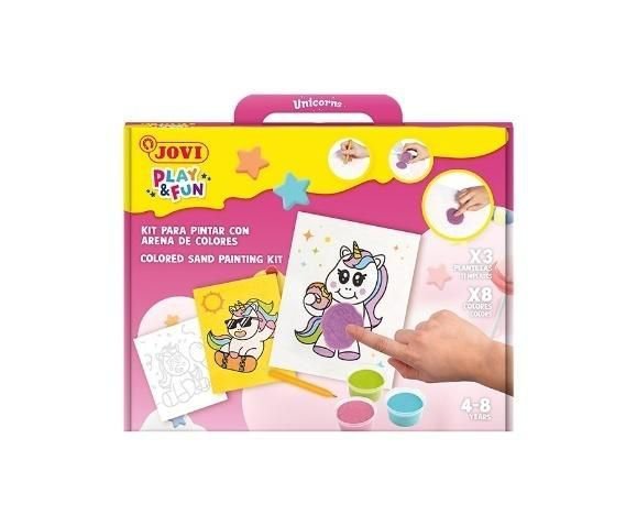 Malowanie piaskiem PLAY & FUN Jednorożce