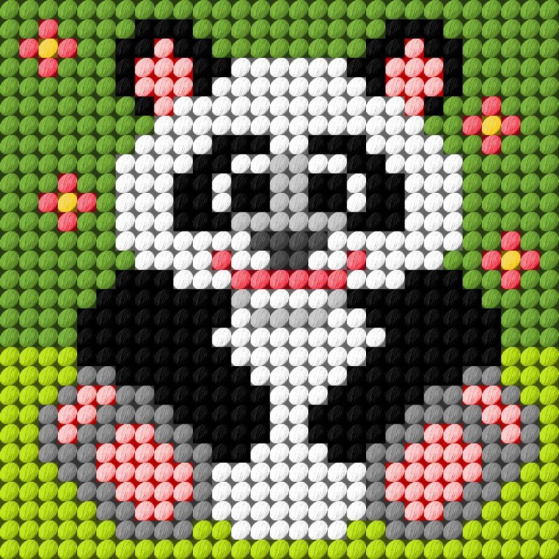 Zestaw do haftu Moje pierwsze wyszywanie Panda