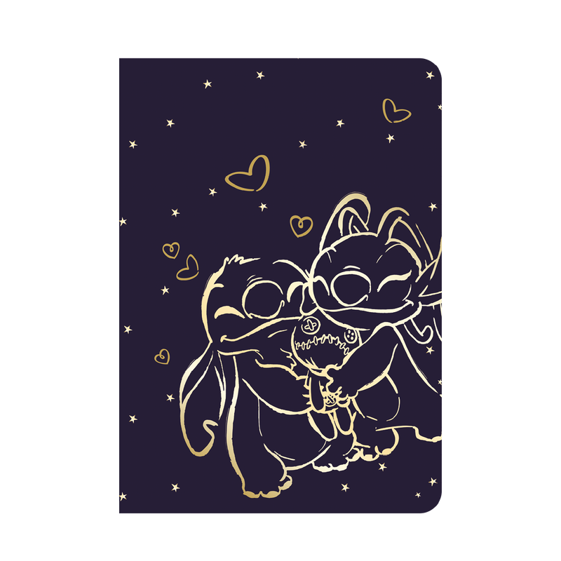 Zeszyt A5 32k.kratka Disney Gold  Stitch wzór 2