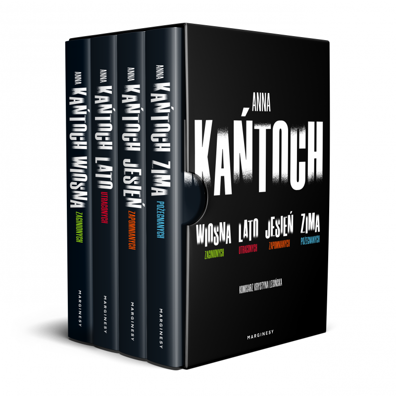 Pakiet Anna Kańtoch: Wiosna zaginionych / Lato utraconych / Jesień zapomnianych / Zima pożegnanych. Krystyna Lesińska. Tom 1-4