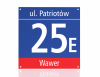 Tabliczka adresowa warszawa