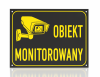 Tablica informacyjna obiekt monitorowany 29,7/21cm