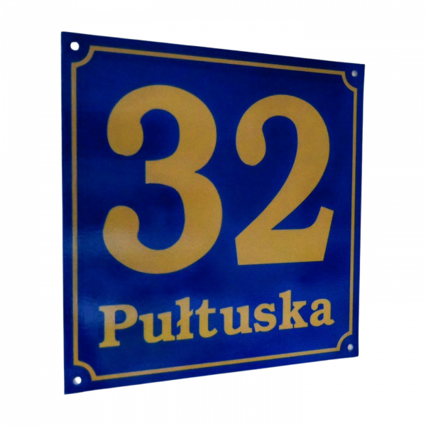 Tablica adresowa z nazwą ulicy