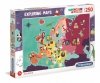 Puzzle 250 elementów Exploring Maps Great People in Europe
