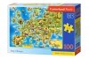 Puzzle 100 elementów - Mapa Europy