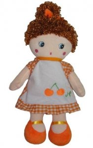 Lalka Wisia Pomarańczowa 28 cm