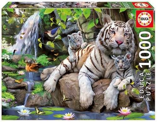 Puzzle 1000 elementów, Tygrysy Bengalskie
