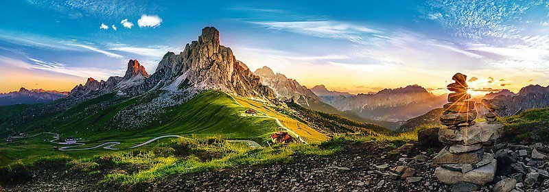 1000 elementów Passo di Giau, Dolomity-Panorama