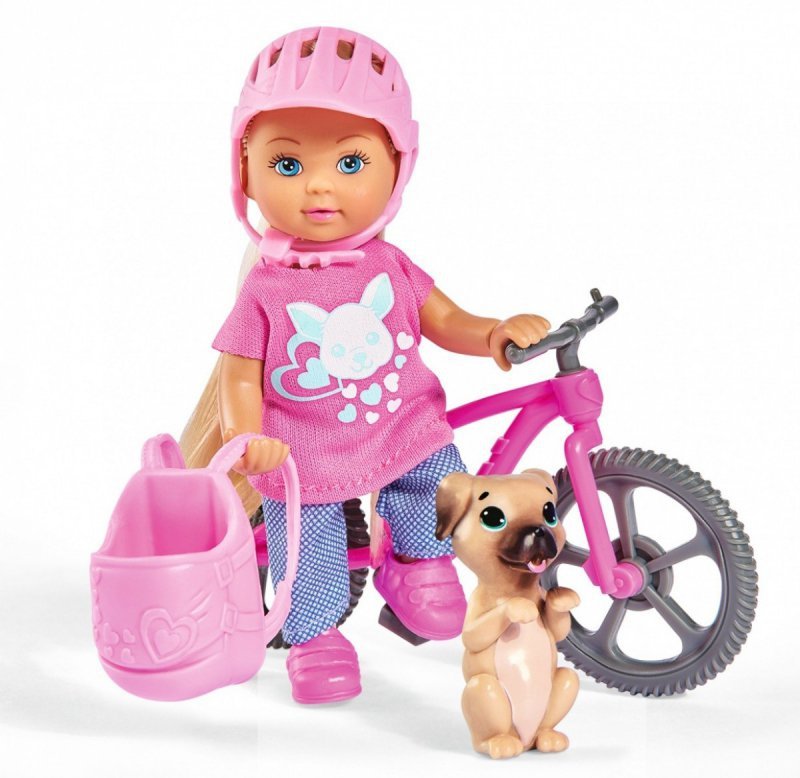 Lalka Evi na rowerze górskim