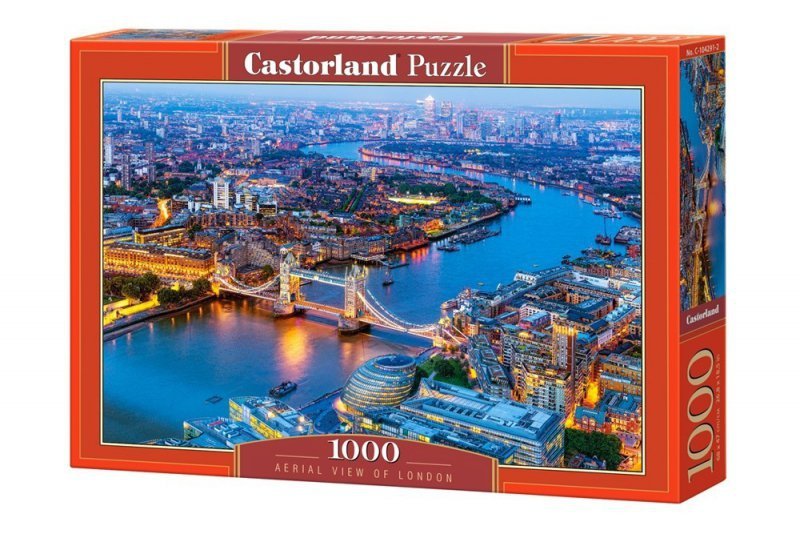 Puzzle 1000 elementów - Widok z powietrza na Londyn